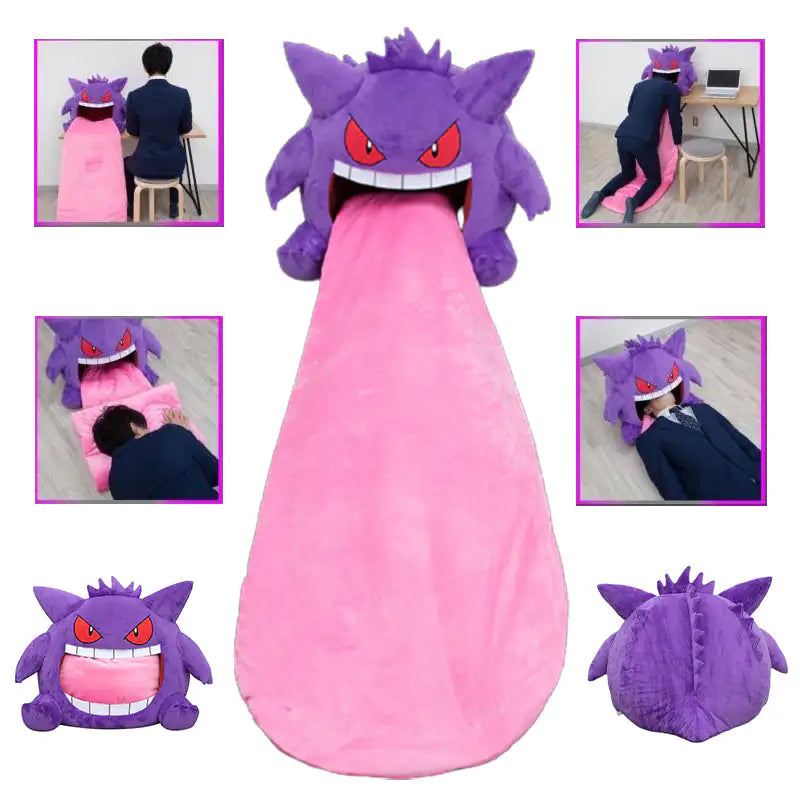 Pokemon Gengar Big Tongue Plushies Anime Peripheral